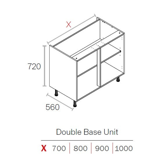 Excel-Cab Double Base Cabinets