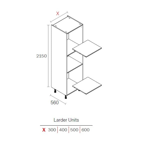 Excel-Cab Larder Cabinets