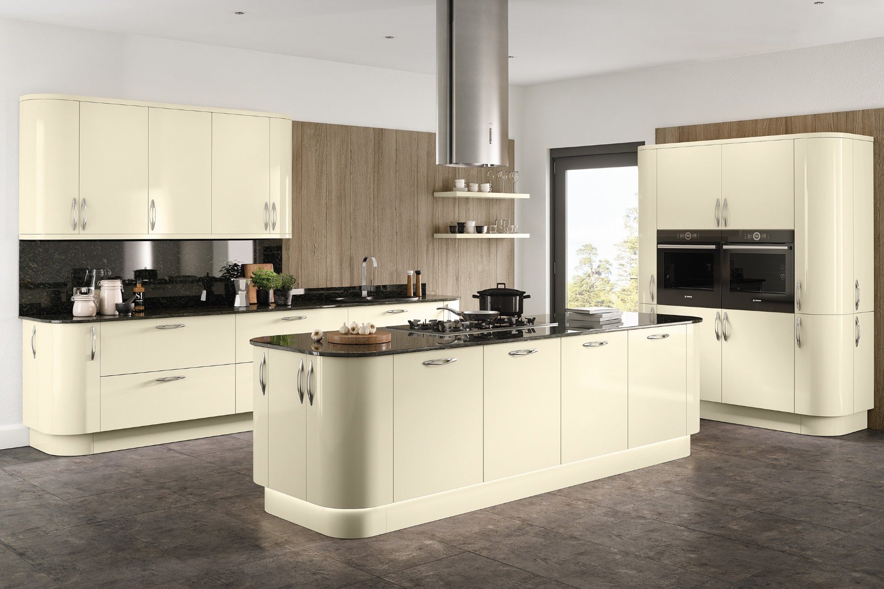 TALL L CWALLCPOST VIVO GLOSS IVORY