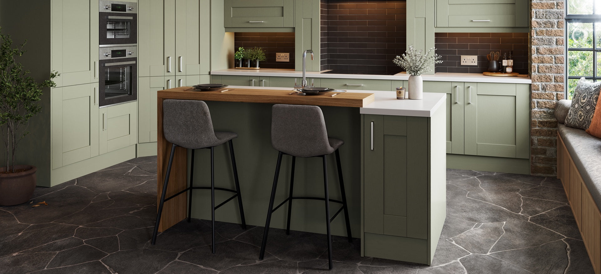 TALL L CWALLCPOST CARTMEL REED GREEN